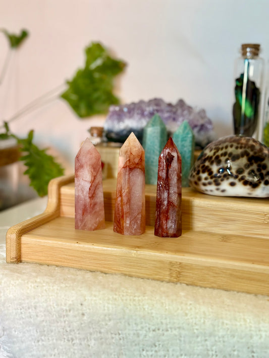 Hematoid Quartz Points