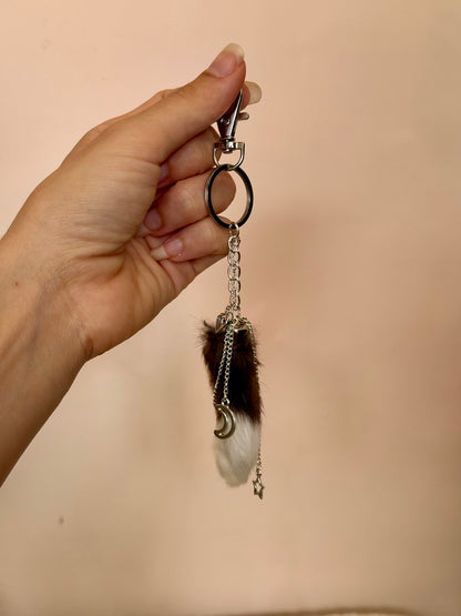 Lucky Rabbits Foot Keychain