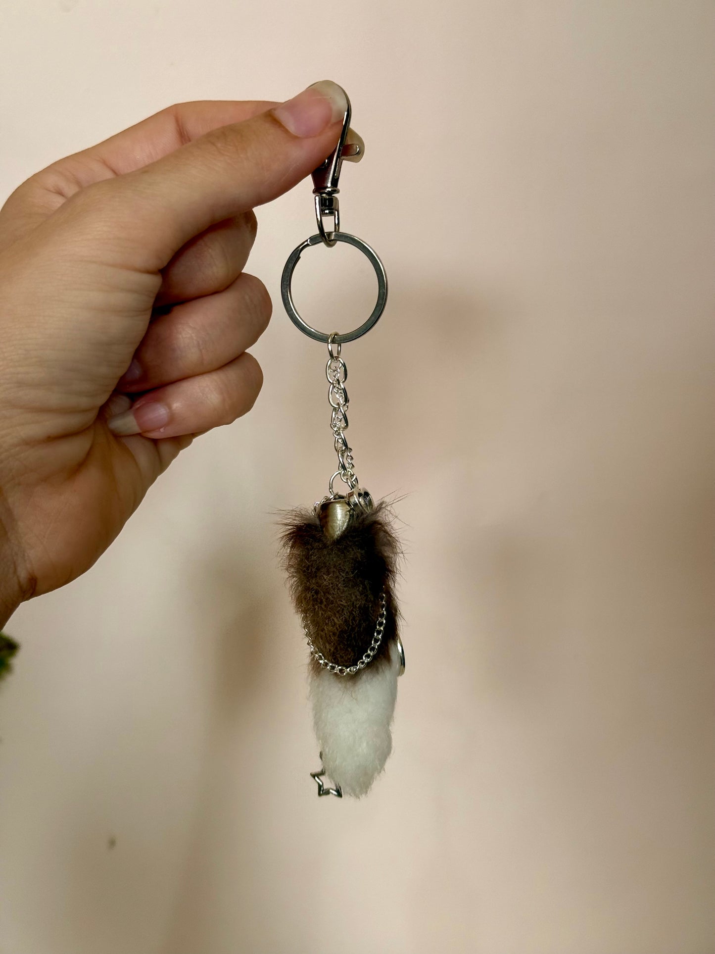 Lucky Rabbits Foot Keychain