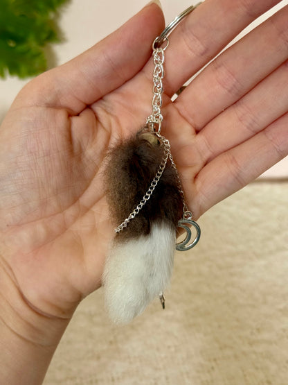 Lucky Rabbits Foot Keychain